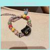 Шнурок Красочный Браслет Черная Кошка Керамические Бусины Новая Осенняя Мода Унисекс Украшения Животное