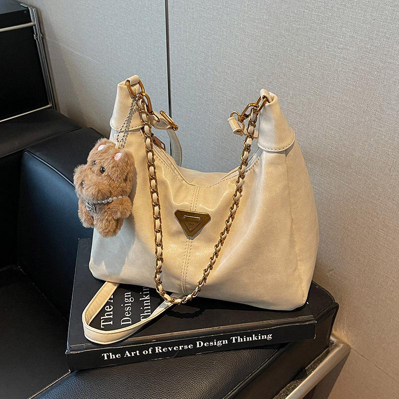 Сумки на осень и зиму, сумки-тоут для поездок на работу, женская новая мода 2025, с высоким чувством стиля, ретро сумка через плечо, сумка-мессенджер большой вместимости