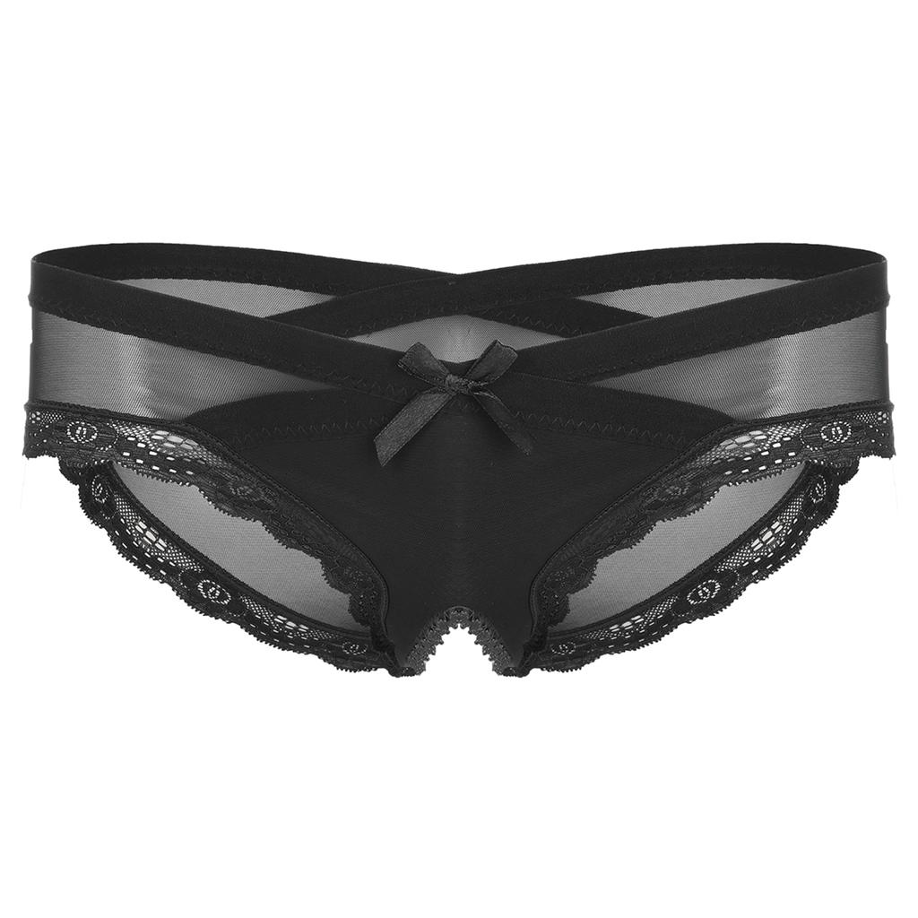 Мужские прозрачные сетчатые трусы с кружевной отделкой, с низкой талией, с вырезами, нижнее белье для переодевания