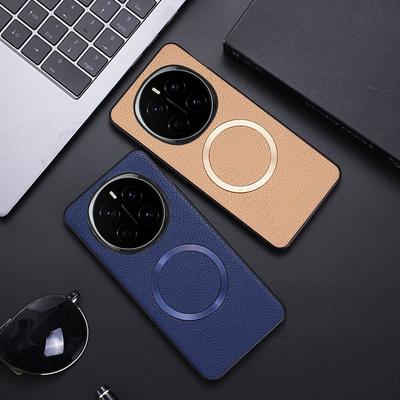 Чехол для Huawei Magic 7 Lite 6 Pro, кожаный чехол для телефона с беспроводной зарядкой, противоударный чехол для Honor X60 200 Pro X9C, мягкий бампер, защита телефона, задняя крышка