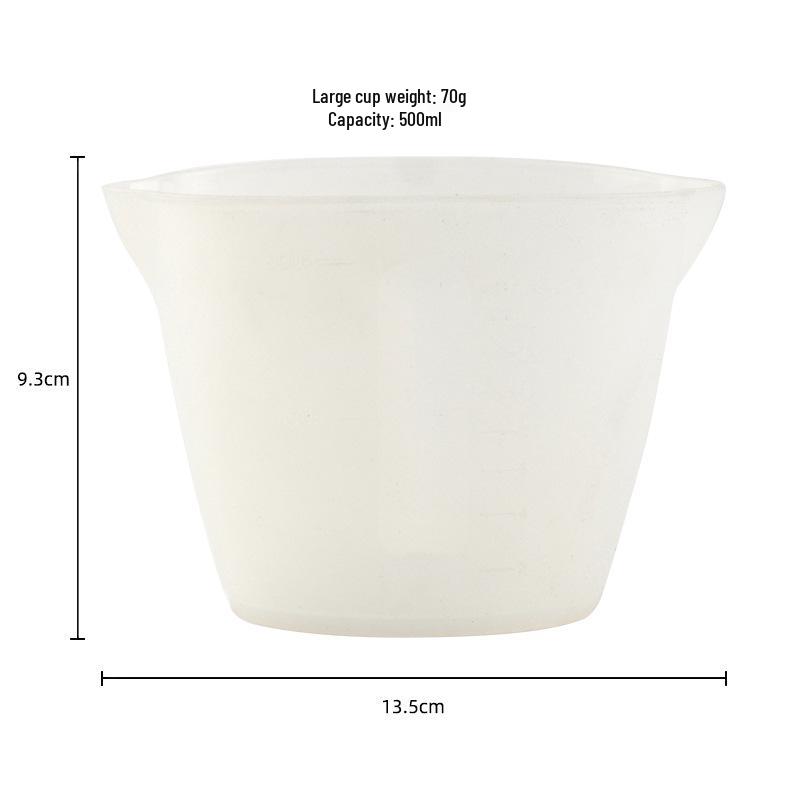 Мерный стакан из силикона 500 мл для выпечки и DIY-поделок