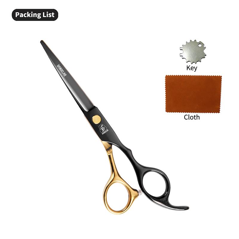 SANGELAR 6-дюймовые профессиональные парикмахерские ножницы, парикмахерские ножницы для стрижки волос, салонные инструменты для мамы, папы, друзей, подарки