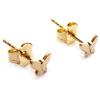 [J6031] - Gold Plated 'Butterflies' Earrings
