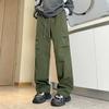 Мужские повседневные штормовые брюки для весны и осени, универсальные, модные, прямые, водонепроницаемые, брюки в стиле милитари свободного кроя