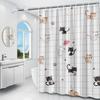 Mildew Proof Bathroom Curtain Waterproof Printed Shower Curtain New Shower Curtain
