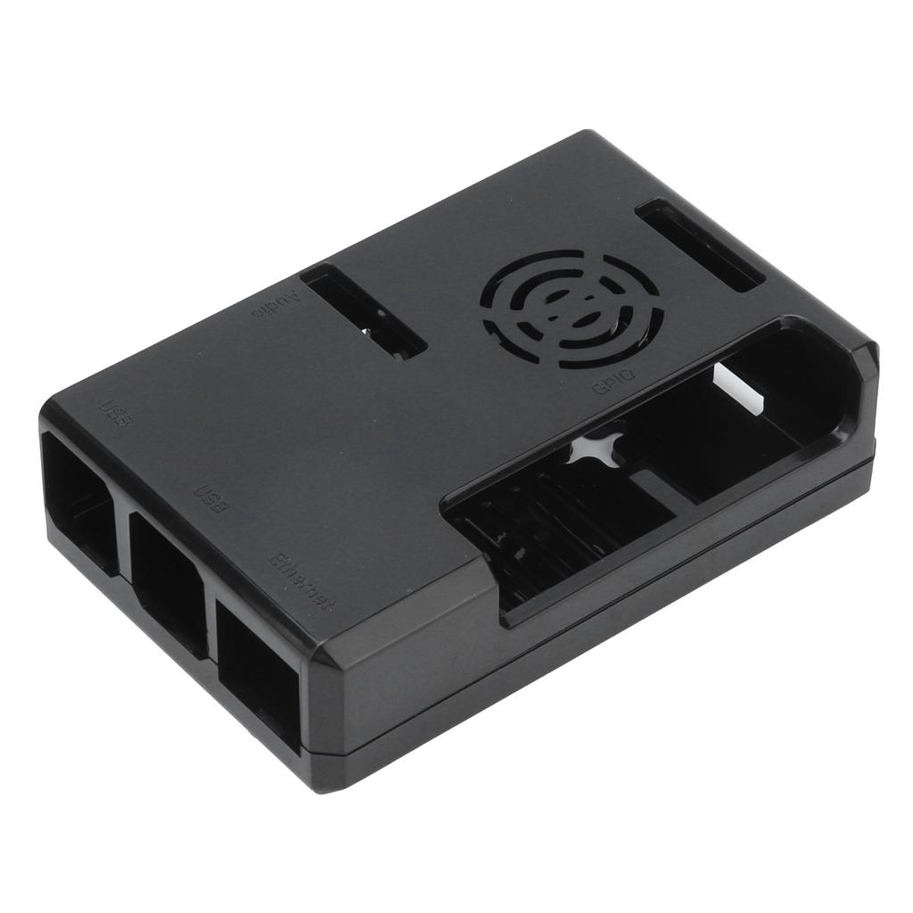Корпус для 4-х плат Raspberry Pi Model B из АБС-пластика, система охлаждения для микрокомпьютера, с противоскользящим ковриком