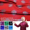 100x75cm Chinese Dress Damask Costume Fabric Faux Silk Satin Jacquard Brocade Fabric For Diy Cheongsam Apparel Upholstery Crafts
