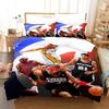 Постельное белье с цифровой печатью «Баскетбол», трехпредметное, из микрофибры, полиэстера и хлопка, пододеяльник