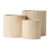 MégaCréa DIY - Cache-pot en bois 3 pièces