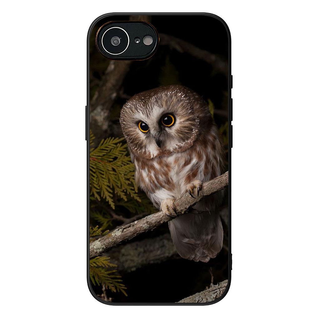Soft Cover for Samsung Galaxy S22 S21 S20 FE Ultra Plus A35 A36 A55 A37 A33 A34 A57 Coque Phone Case Bird Owl Comics Lovely
