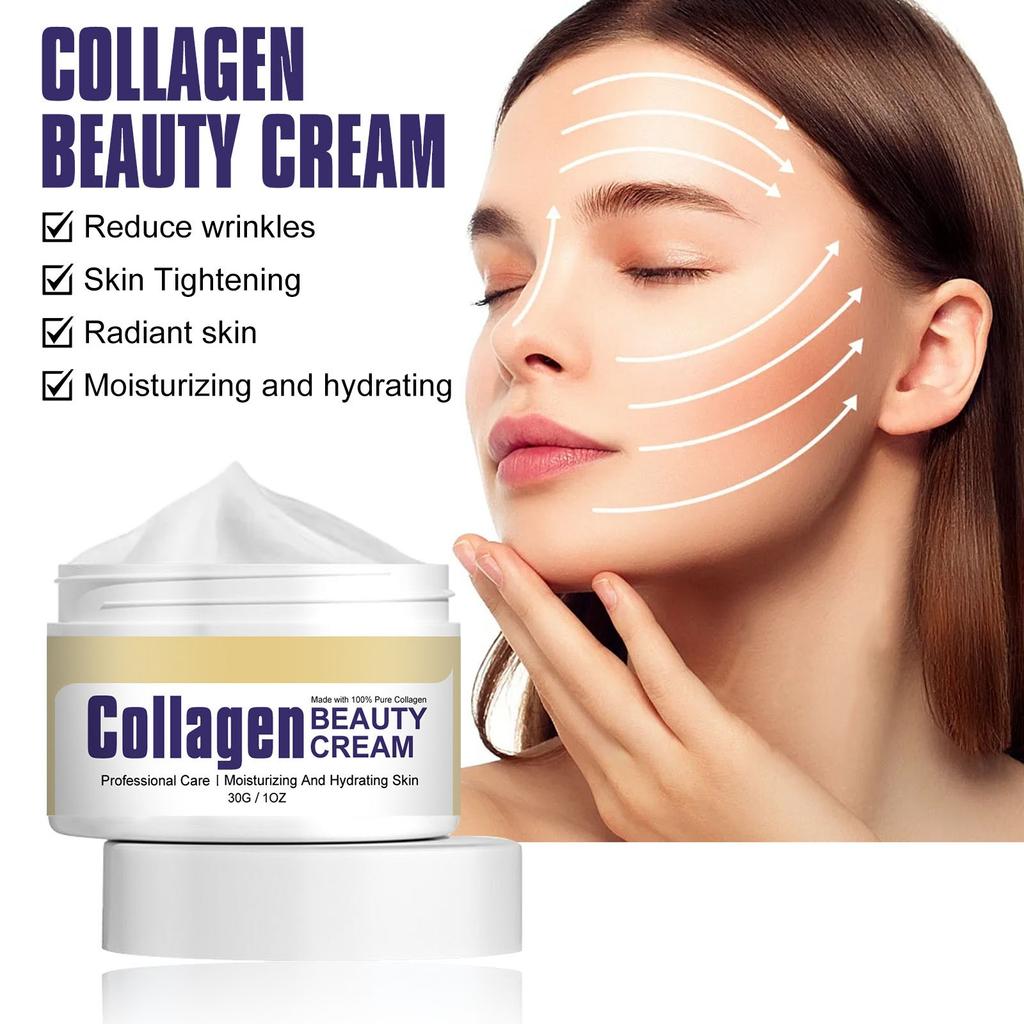 Collagen Face C Ream Facial Skin Rejuvenation Moisturizing Face C Ream
