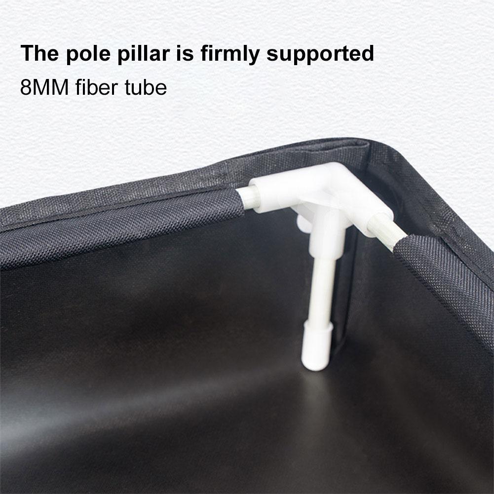 Waterproof Shower Pan with Drain Foldable Shower Tent Base Camping Awning Shower Tray Fishing Pool Camping Tent Accessories