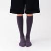 Women's Knee-High Compression Socks – Solid Color, Slimming, Autumn/Winter, Japanese/Korean Style