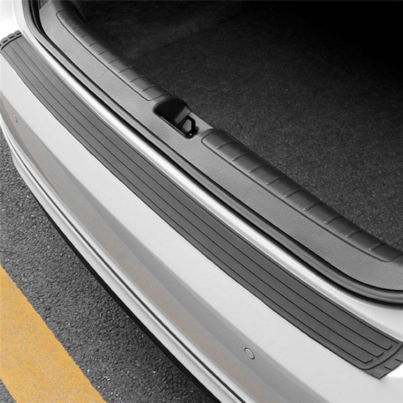 Car Trunk Anti-Kicked Scratch Protector Strip Stylings Accessories Rear Guard Plate Trim Sticker
