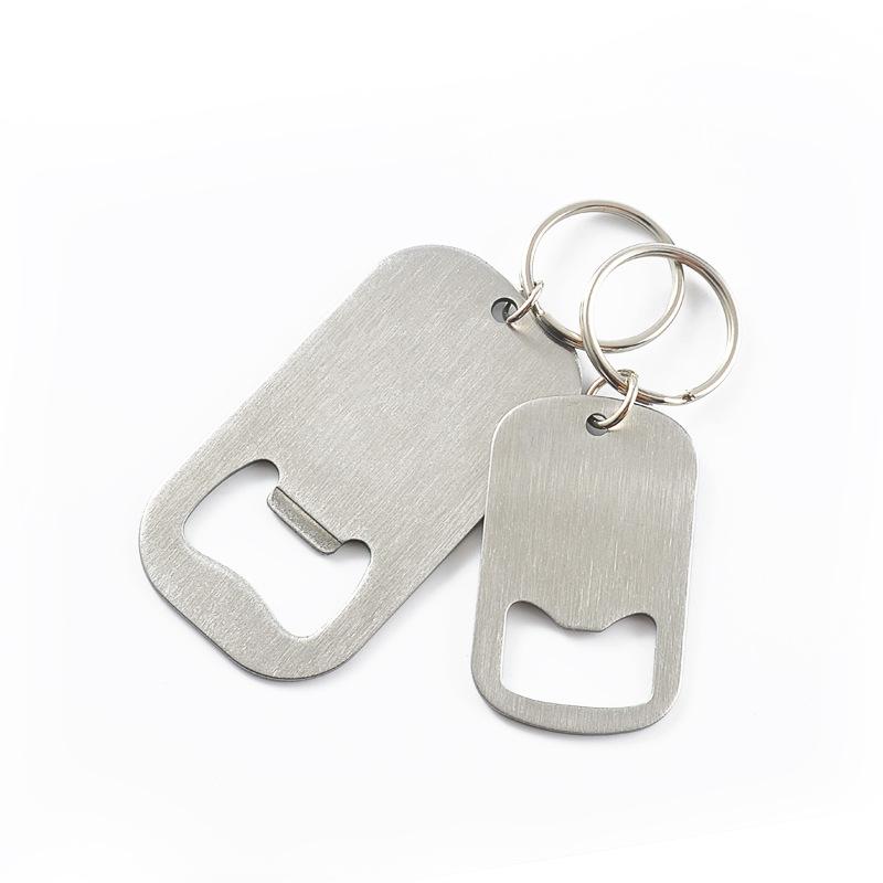 Stainless Steel Credit Card Simple Portable Pocket Keychain Mini Beer Bottle Opener Can Opener