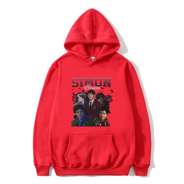 Свитшот с графикой Simon Eriksson Omar Rudberg для мужчин и женщин, повседневный винтажный свитшот, мужской пуловер с капюшоном из высококачественного флиса и хлопка