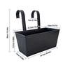 Iron Hanging Flower Pots Weather-Resistant Modern Boho Planter New Wall Mount Window Box