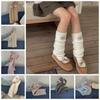 Winter Kintted Y2k Leg Warmers Soft Leg Warmer Women Fashion Plush Stockings  Girls