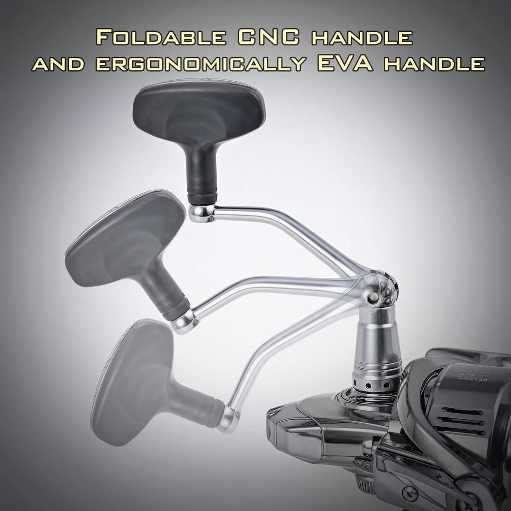 Spinning Bearing Fishing Reel Smooth and Powerful Spinning Reel for Saltwater Freshwater Reel,13+1