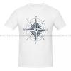 Graphic Compass Wind Rose Men Tee -Image Fashion Brand Men Tops Street Wear T-Shirt