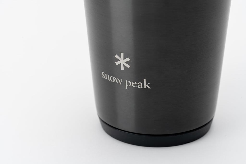 Термостакан Snow Peak 470 Luster Black для кемпинга и улицы