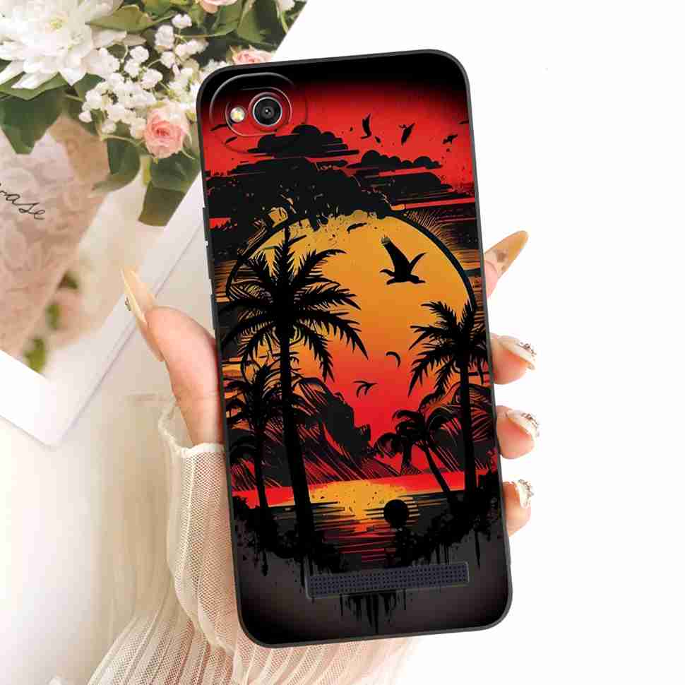 For Xiaomi Redmi 4A Casing Soft Silicone Cute Girl Moon Painted For Xiaomi Redmi 4A 4 A Redmi4a Mobile Phone Cases Covers