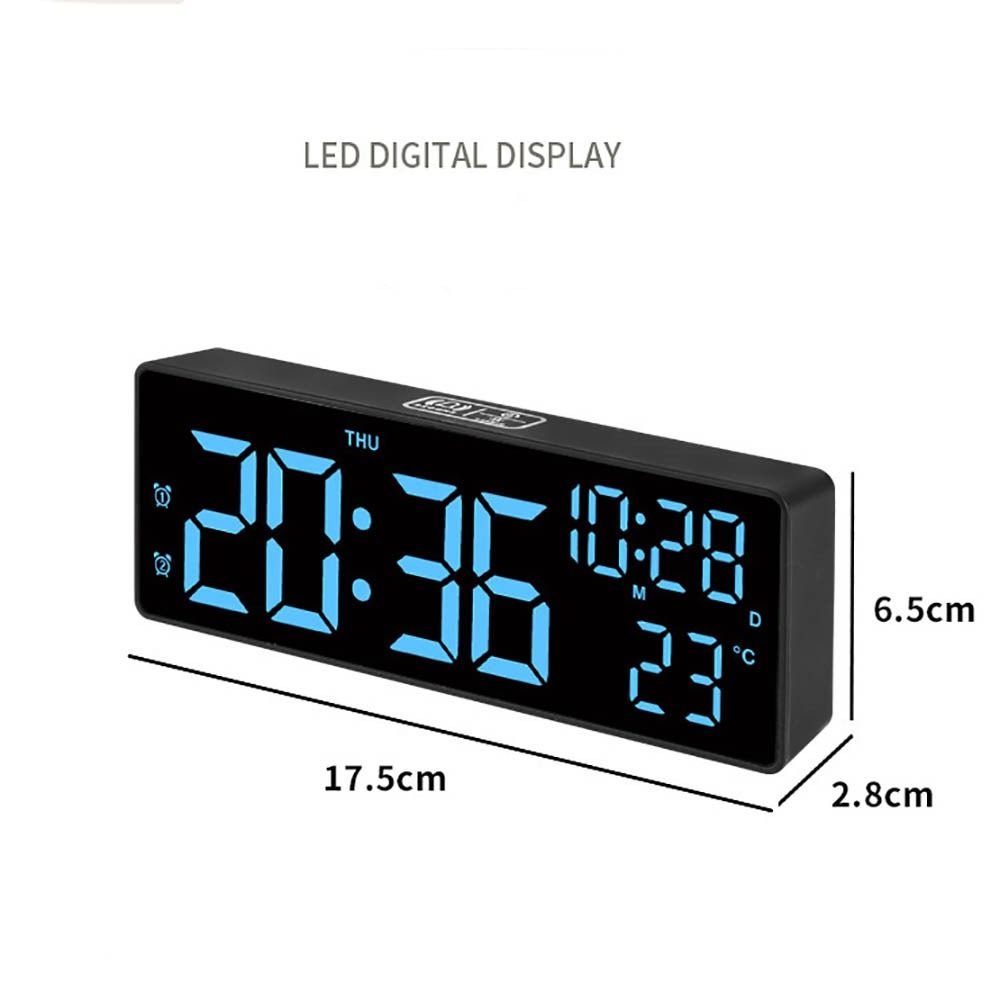 Temperature Alarm Clocks Date Display Table Clock New Digital LED Clocks  for Bedroom
