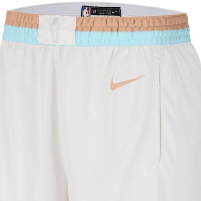 Nike Шорты баскетбольные свободные дышащие City Edition мужские шорты белые DO9653-100