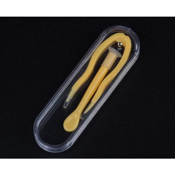 Дорожные контактные линзы для девочек, пинцет на присоске, пластиковый мини-футляр для контактных линз, набор инструментов для ухода за глазами, аксессуары