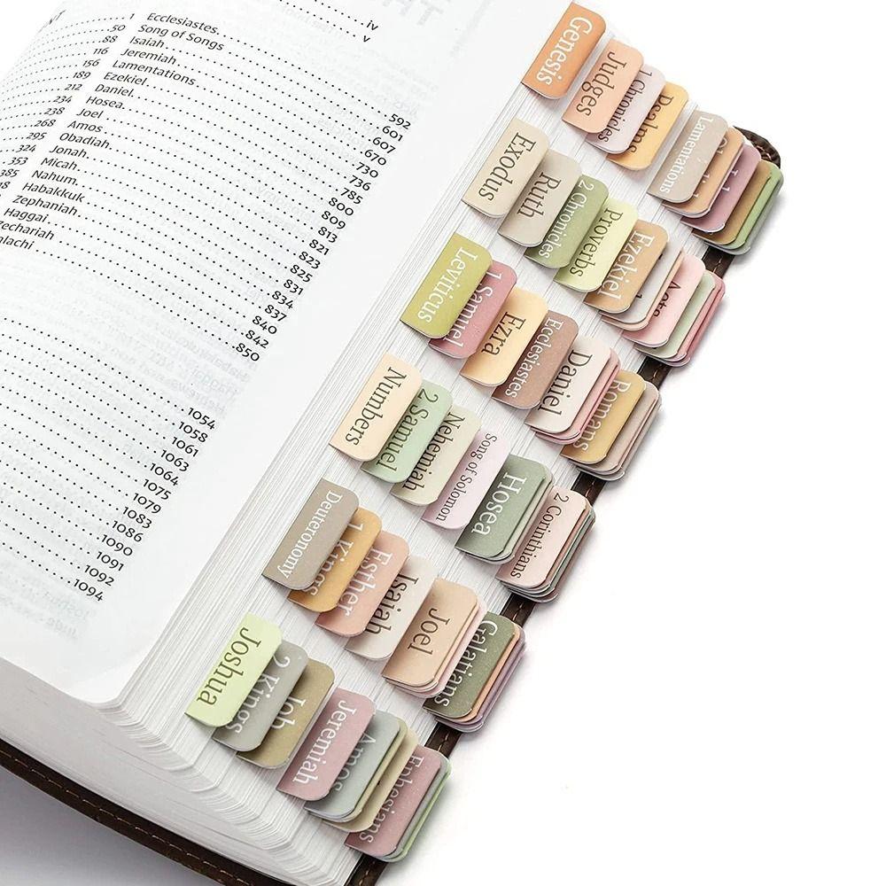 Removable Bible Index Writable Bible Label Book Accessories Bible Sticker Bookmark
