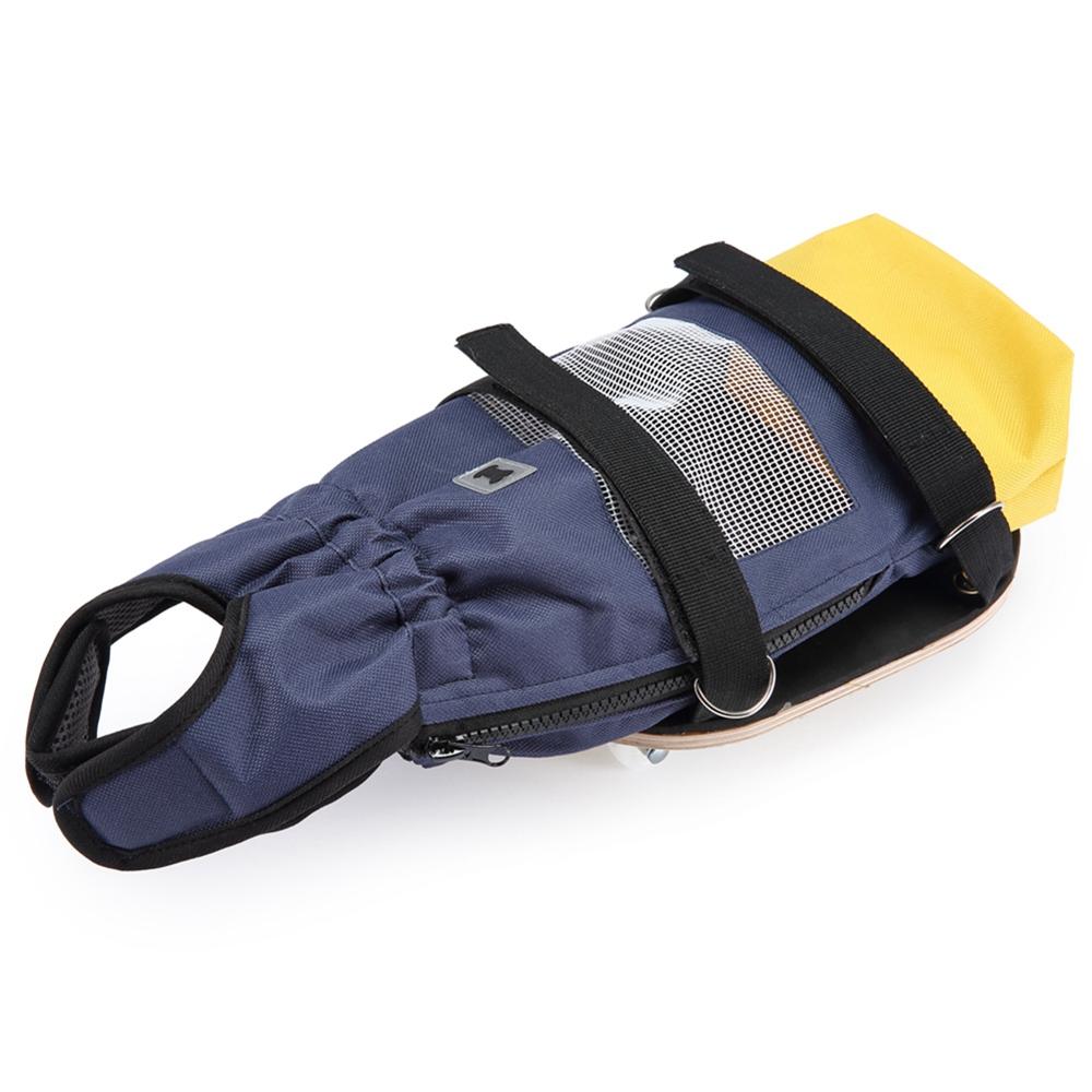 Pet Wheelchair Walk Cart Roller Scooter Pet Dog Weak Paralyzed Wear-Resisting Drag Bag For Handicapped Hind Leg Walking Helper