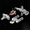 Конструктор MOC Игрушка Классический Космос Серия Сцен из Фильмов Истребитель Планета Симуляция Военный Боевой Робот Настольное Украшение DIY