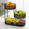 Корзина для фруктов на кухню, многоярусное хранилище, контейнер для хранения, многоярусная фруктовая чаша, проволочная корзина, органайзер для овощей, закусок, картофеля, лука