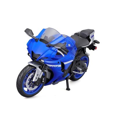 Maisto Масштаб 1/12 Yamaha 2021 YZF-R1 Синий / Литая модель автомобиля, Мотоцикл, Готовая модель 21847