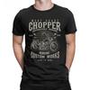 Chopper Custom Motor Motosikl Erkaklar Futbolkasi Qiziqarli Futbolka Qisqa Qo'lli Keng Bo'yinli Futbolka Yozgi Kiyimlar Futbolkalar