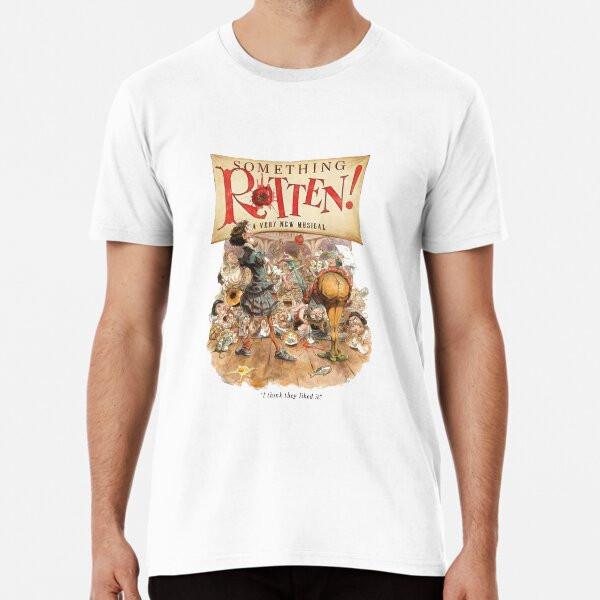 Музыкальный мюзикл Something Rotten Основная Премиум Футболка S-5XL Сделано в Австралии/США Футболка