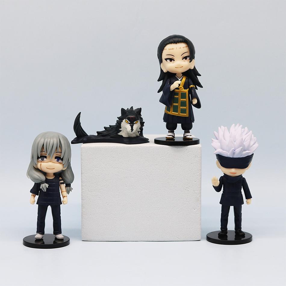 Новый набор из 7 шт. Q Posket Jujutsu Kaisen 9см Фигурка Сатору Годжо Итадори Юдзи Гэто Сугуру Нобара Мегуми Коллекция Персонаж Украшение