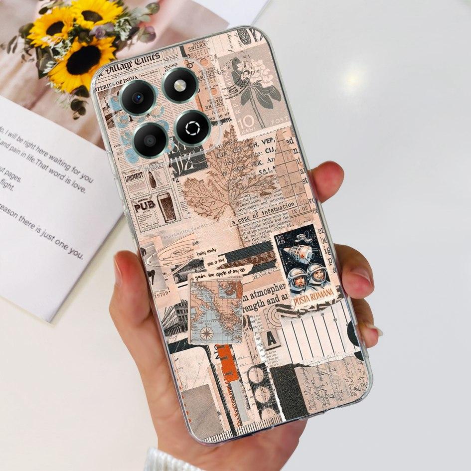Чехол для Honor X6b JDY-LX1 JDY-LX2 Чехол Роскошный Мраморный Узор Мягкий Прозрачный Силиконовый Задняя Крышка Телефона Для Honor X6b 4G X 6B Fundas