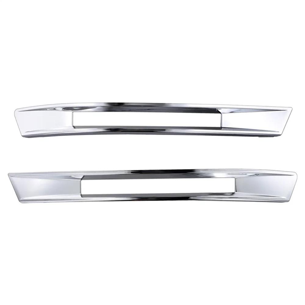 Chrome Front Bumper Fog Light Trim Frame Cover For Mercedes W204 C63 AMG 2012-14