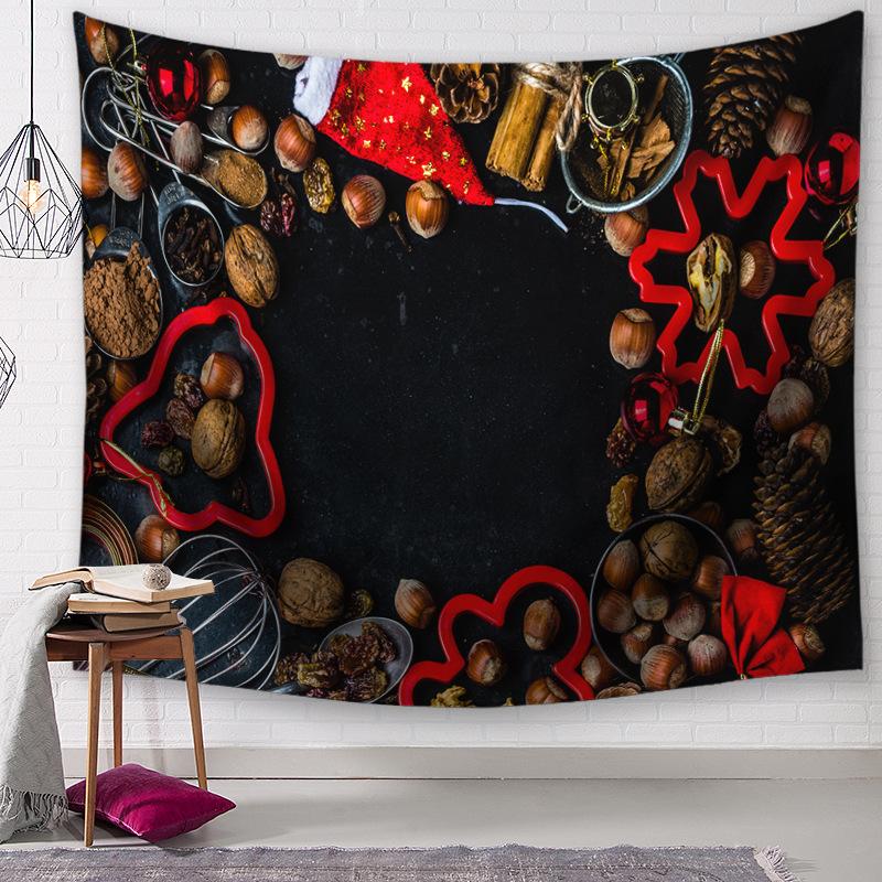 Рождественский гобелен в европейской и американской рождественской серии, гобелен для гостиной, спальни, скатерть