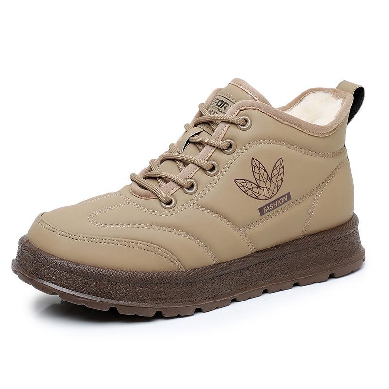 Обувь женская зимняя новая сноубутсы удобные бархатные теплые повседневные туфли мягкая подошва нескользящая обувь для мамы