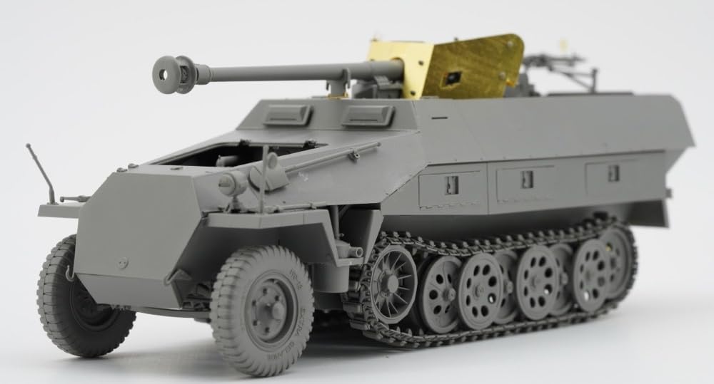 Border Model Germany D Type Pak40 Gun Packwagen Plastic Model BT043 1/35 Sd.Kfz 251/22 W/7.5cm Anti-tank Self-propelled (tank)