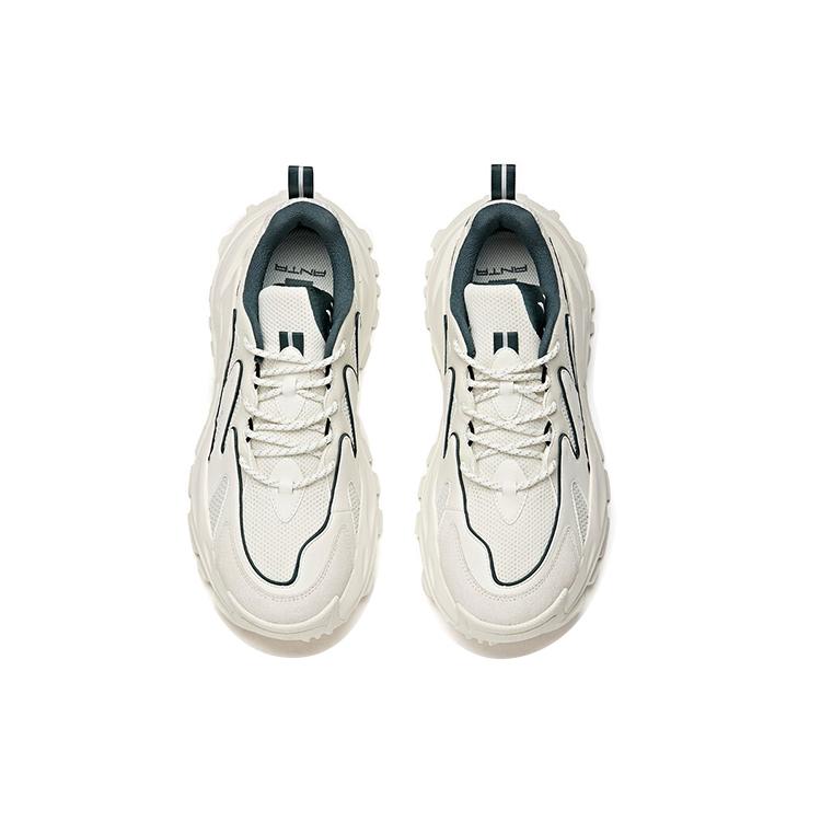 Anta Hot Textile, Synthetic Leather Cushioning Slip Resistant Abrasion Resistant Breathable Low top Chunky Sneakers 912118886-1