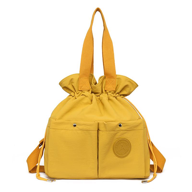 Women's Drawstring Backpack Multi-Functional Travel Bag Shoulder Tote Bag