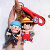 One Piece Keychains Anime Monkey D. Luffy Tony Chopper Roronoa Zoro Cartoon Character Key Chains Keyring Doll Bag Pendent
