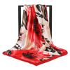 Spring and Autumn Women's Cashew Print Square Scarf Fashion Commuting Versatile Headscarf Stained Rose Square Scarf