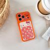 Чехол для iPhone 15 Pro Max с мультяшным рыжим котом - Противоударный, с большим окном