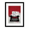 Typewriter Framed Art Print