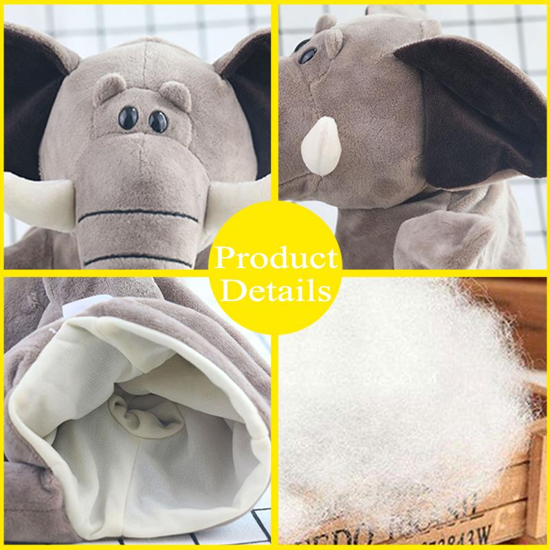 Детская ручная кукольная игрушка с изображением животных, милый плюшевый слон, черепаха, жираф, кукольная игрушка, ручная кукла, обучающая игрушка, подарки