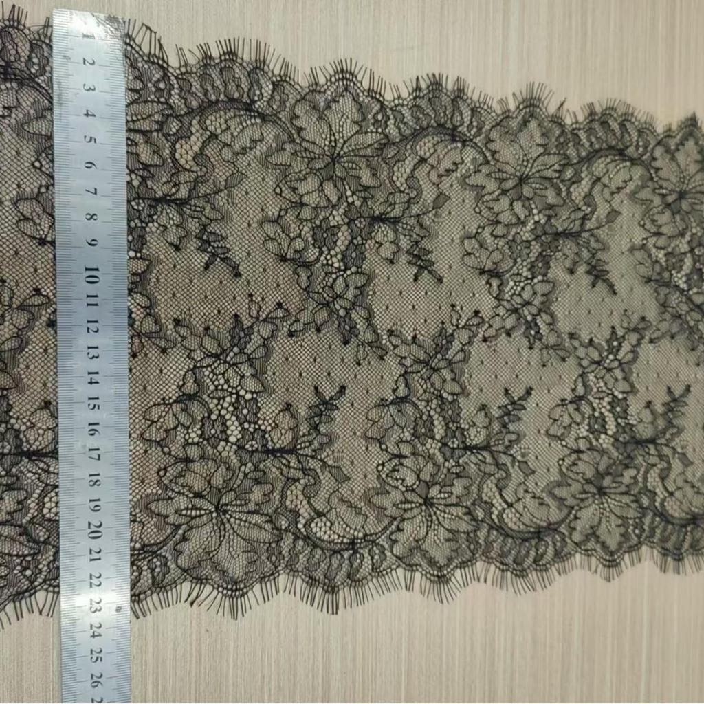 25cm Multicolor Nylon Lace for DIY Knitted Clothing Accessories